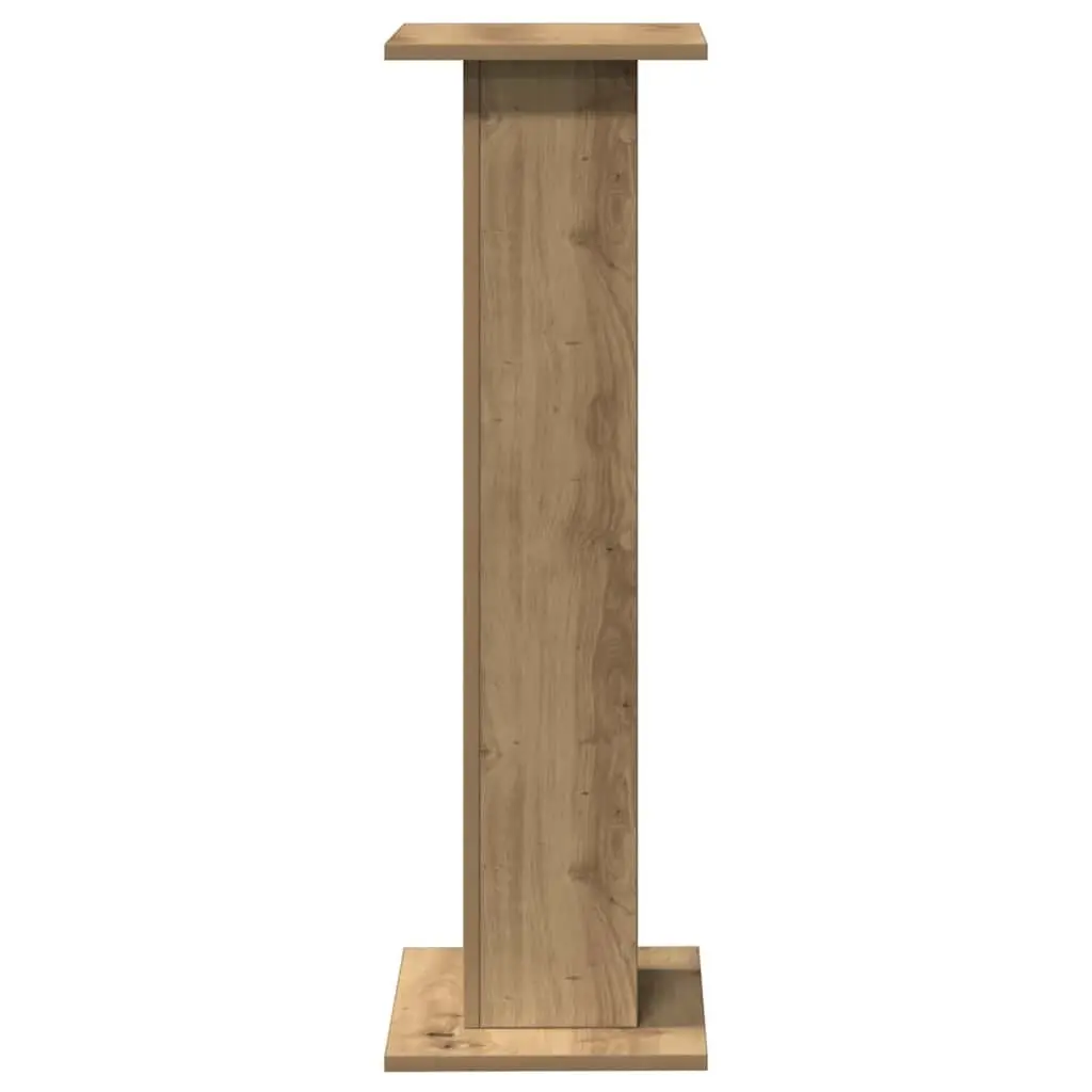 Speaker Stands Brown 30x30x95 cm Engineered Wood Audio Stand Pair