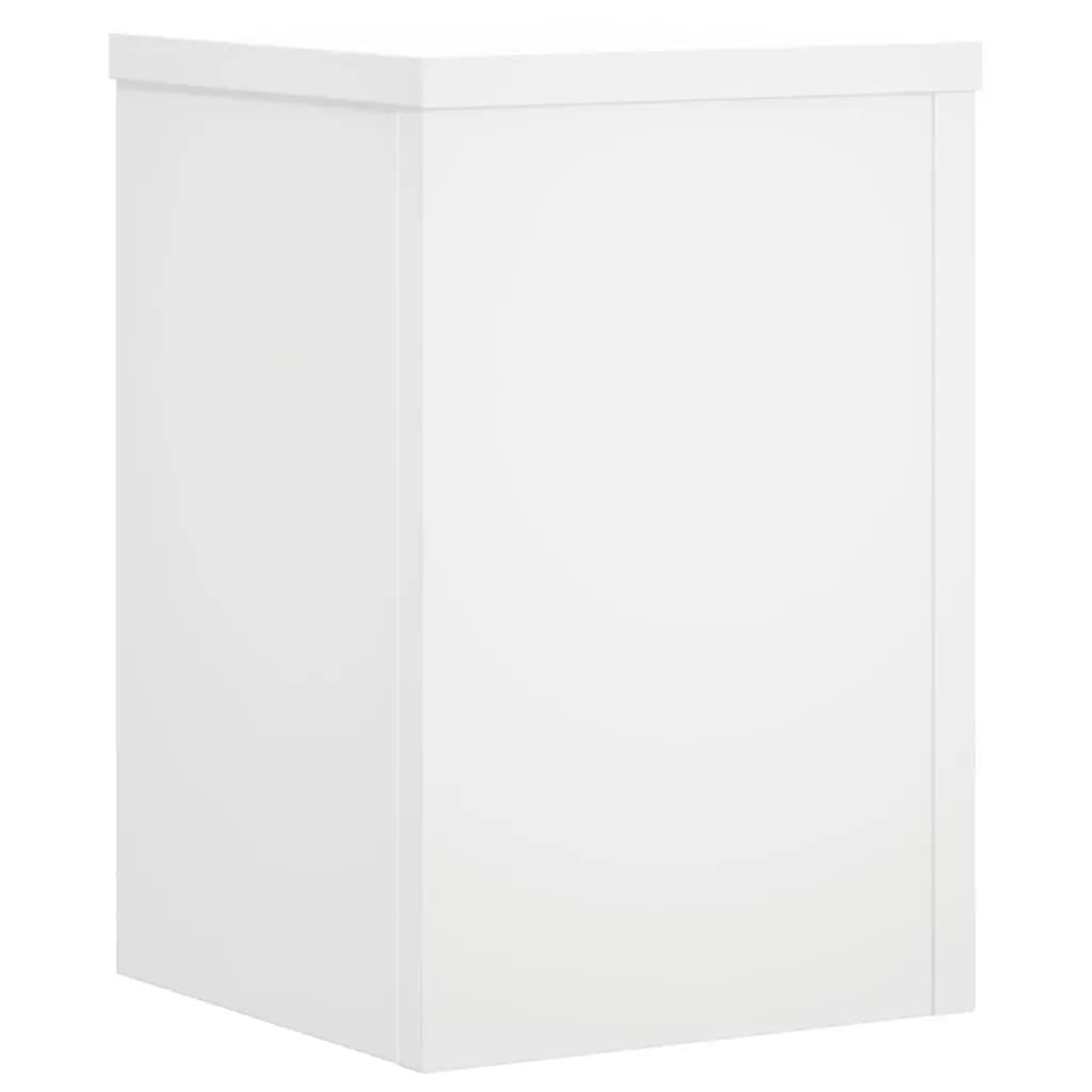 Plant Stands White 20x20x30 cm Engineered Wood Flower Pot Display 2 Piece
