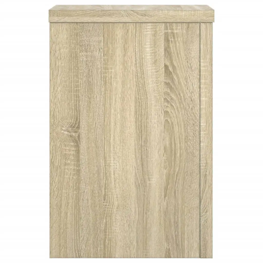 Plant Stands Sonoma Oak 20x20x30 cm Engineered Wood Flower Pot Display 2 pcs