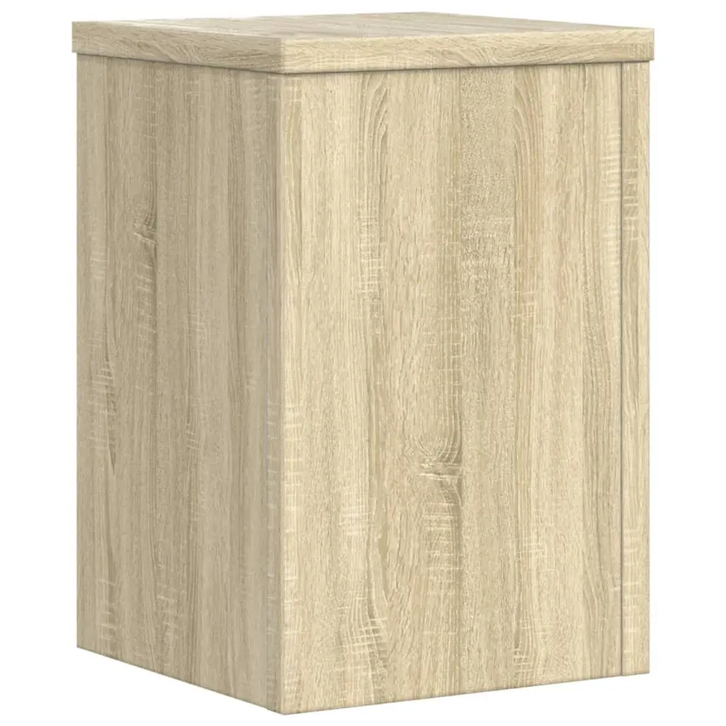 Plant Stands Sonoma Oak 20x20x30 cm Engineered Wood Flower Pot Display 2 pcs