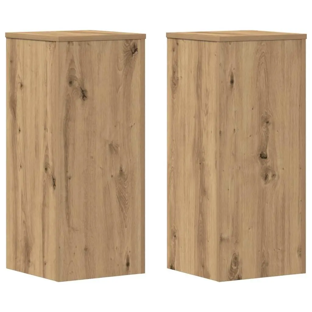 Plant Stand 30x30x70 cm Brown Engineered Wood Flower Pot Display Indoor Decor