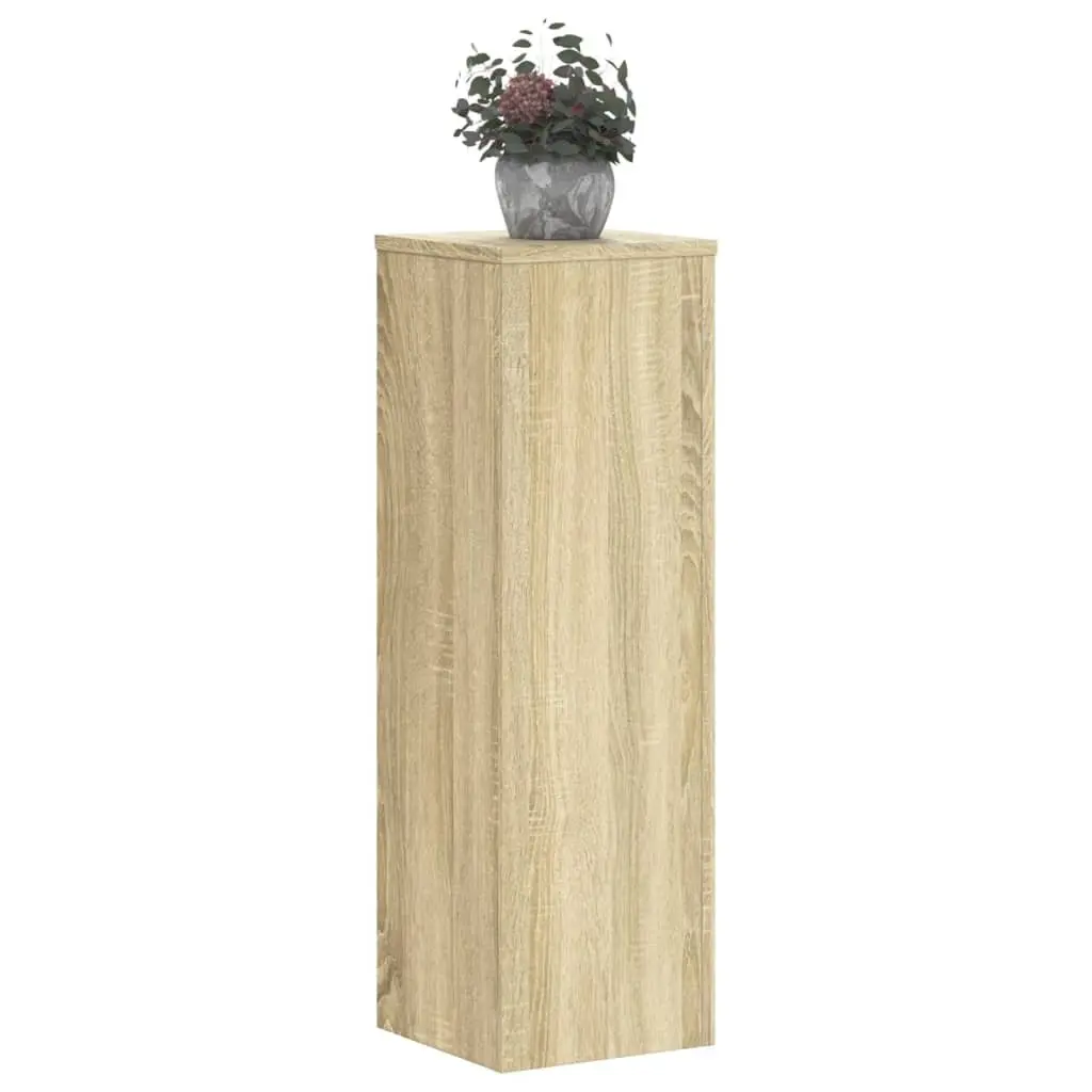 Plant Stands 2 pcs Sonoma Oak 25x25x80 cm Engineered Wood Flower Pot Display