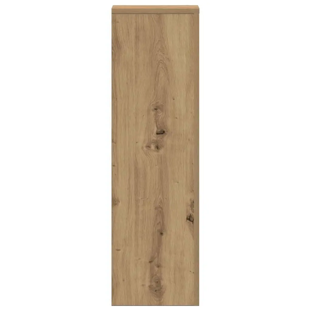 Plant Stands Brown 25x25x80 cm Engineered Wood Flower Display Stand 2 Piece