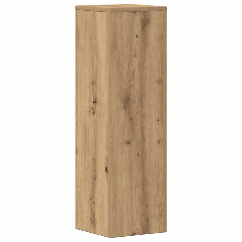 Plant Stands Brown 25x25x80 cm Engineered Wood Flower Display Stand 2 Piece