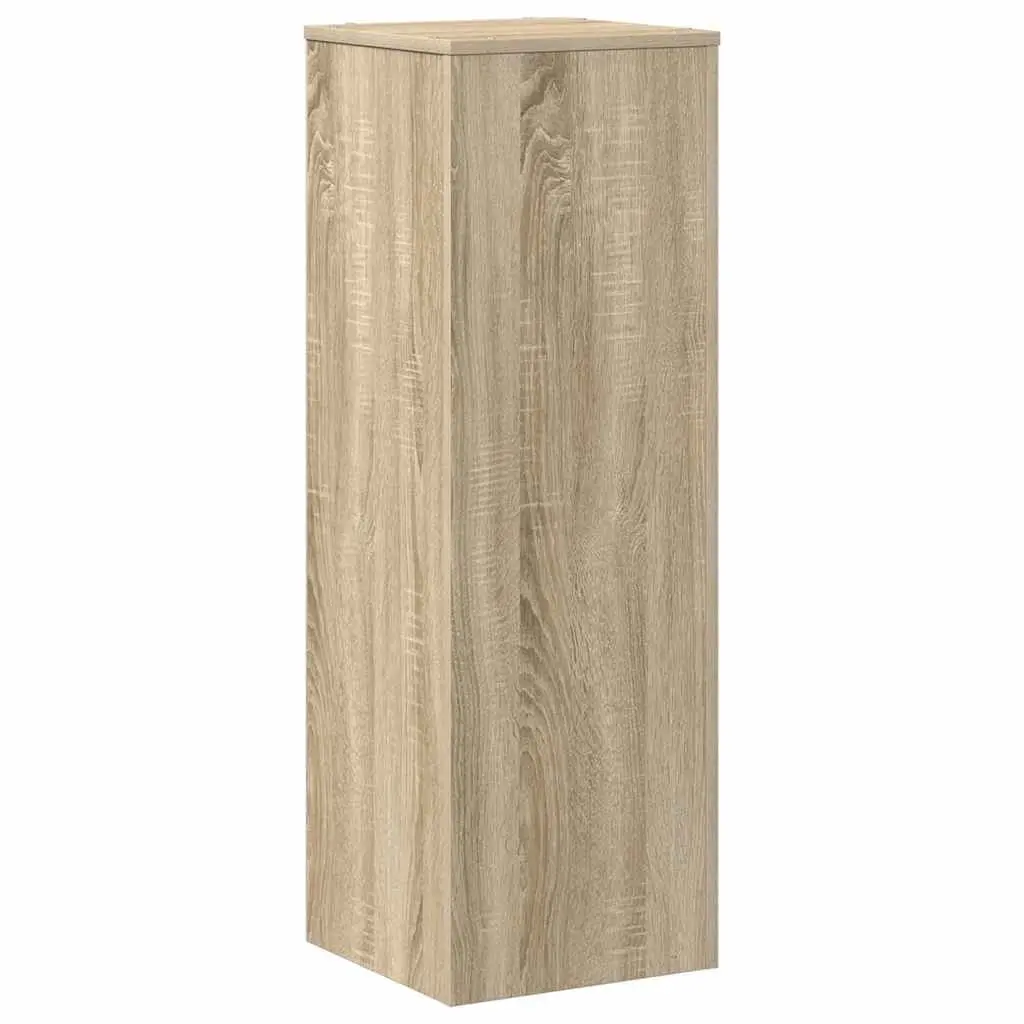 Plant Stand Brown Engineered Wood 33x33x100cm Sturdy Display for Home Garden