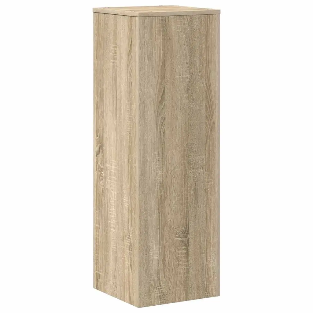 Plant Stand Brown Engineered Wood 33x33x100cm Sturdy Display for Home Garden