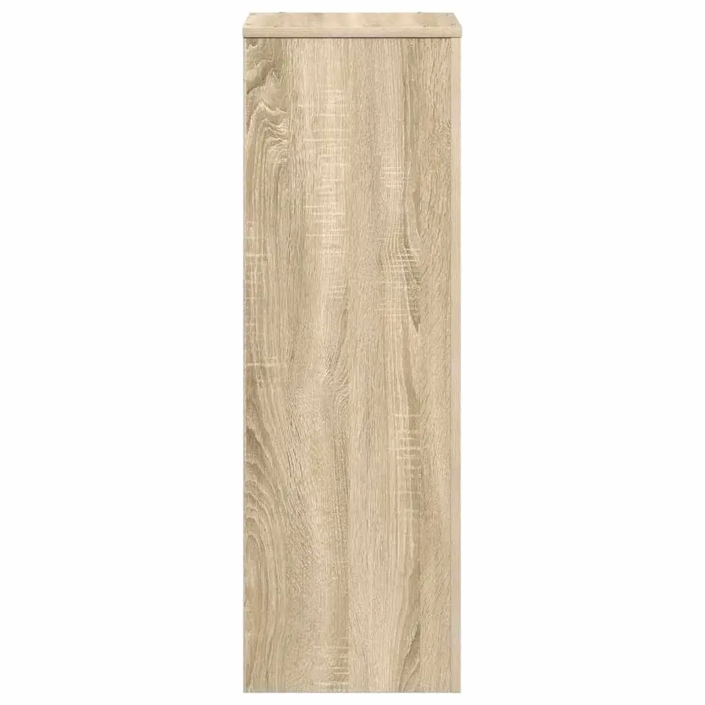 Plant Stand Brown Engineered Wood 33x33x100cm Sturdy Display for Home Garden