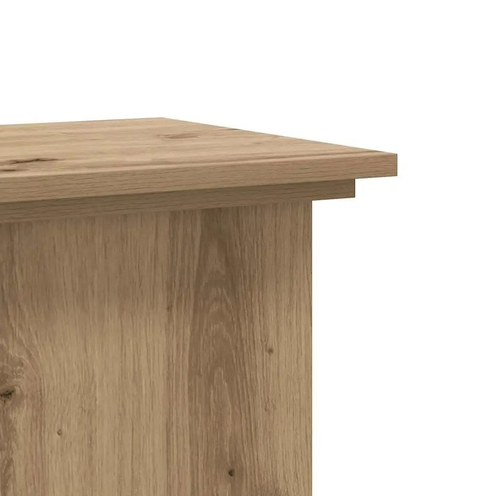 Plant Stand Brown 33x33x80cm Engineered Wood Tall Indoor Display Flower Pot
