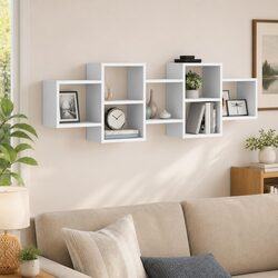 White Floating Wall Shelf