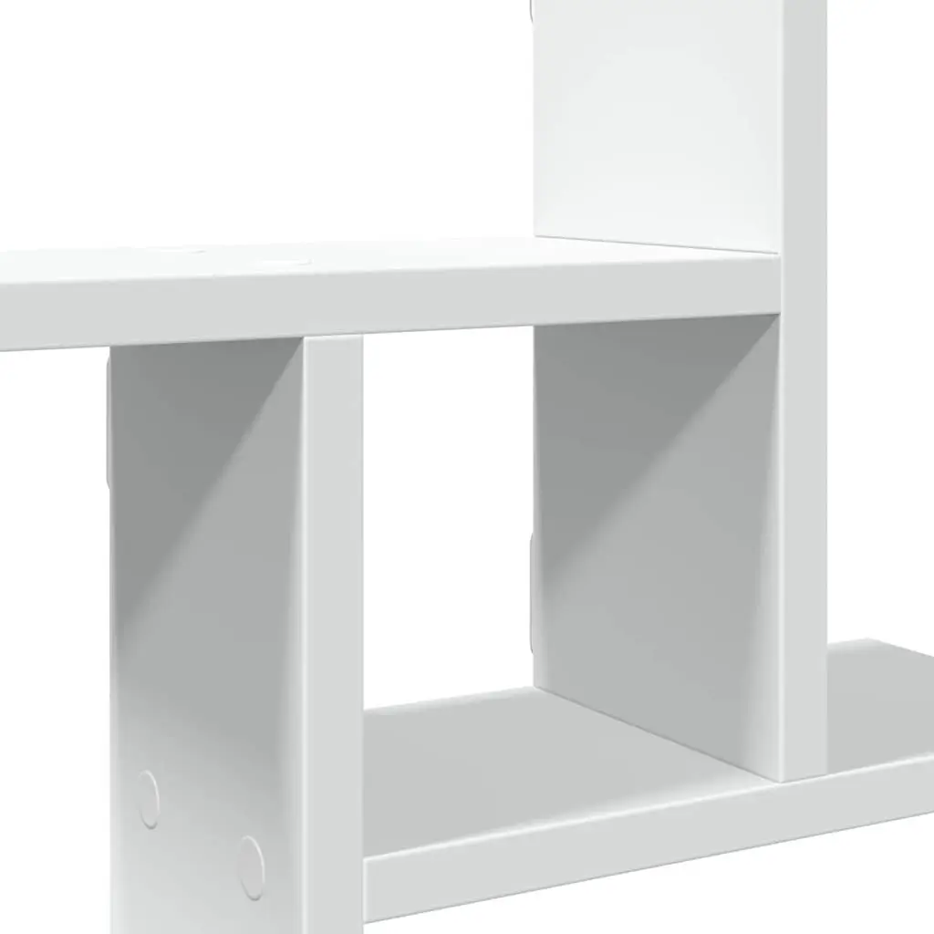 Wall Shelves White 38x12x38 cm Floating Storage Display Shelving Unit 2 Piece