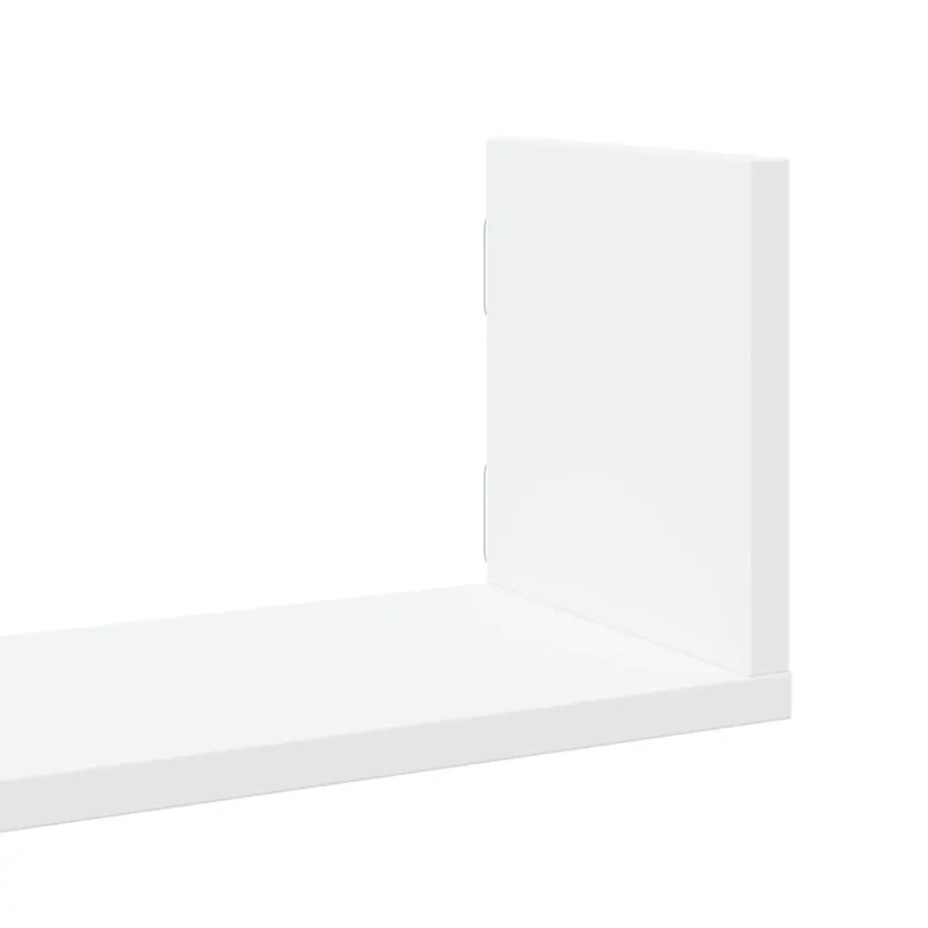 Wall Shelves White 80x18x18 cm 3 Pieces Floating Storage Display Organiser