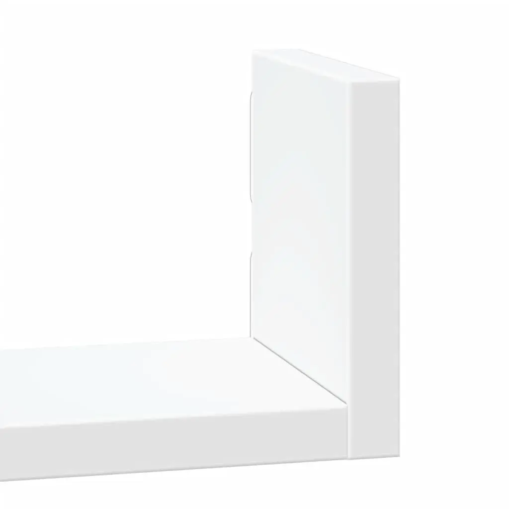 Wall Shelf White 3 Piece Floating Display Storage Shelves for Bedroom Living Room