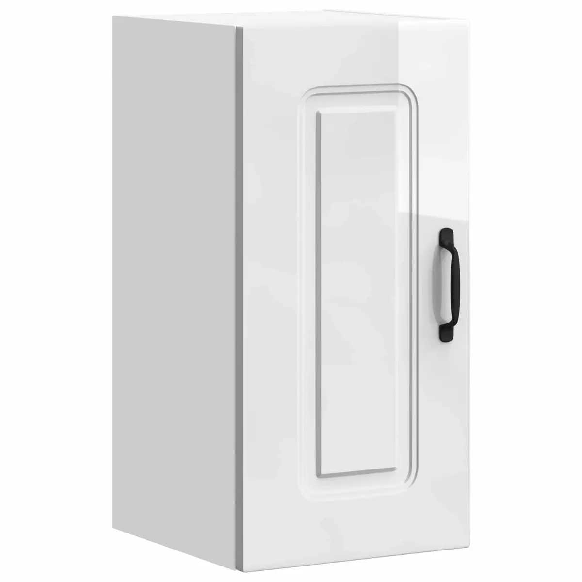 Kitchen Cabinet White High Gloss Engineered Wood Storage Cupboard Door