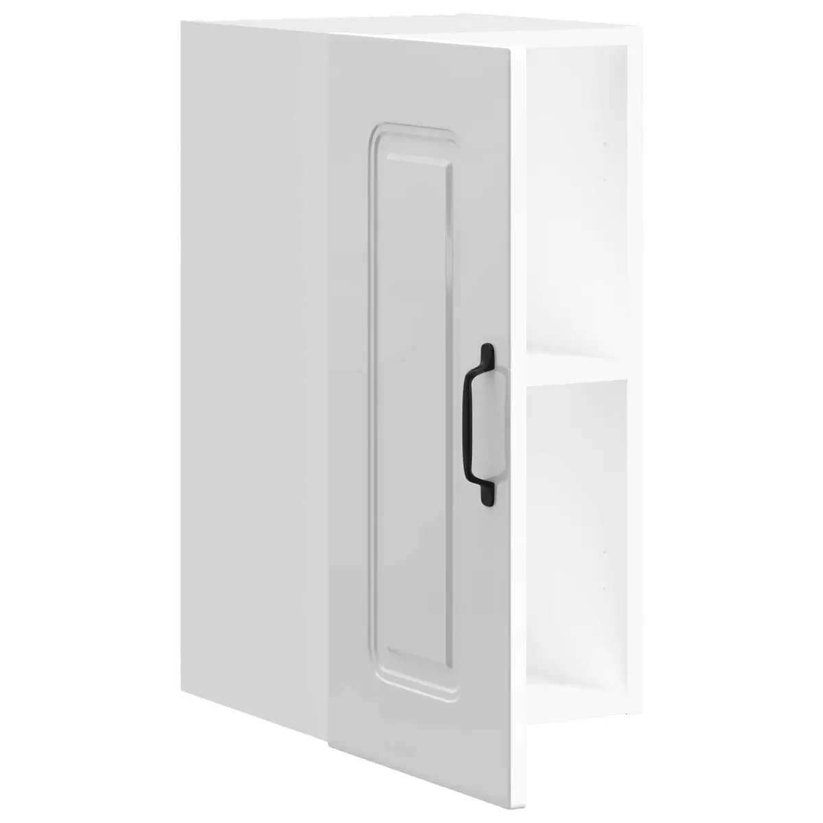 Kitchen Cabinet White High Gloss Engineered Wood Storage Cupboard Door
