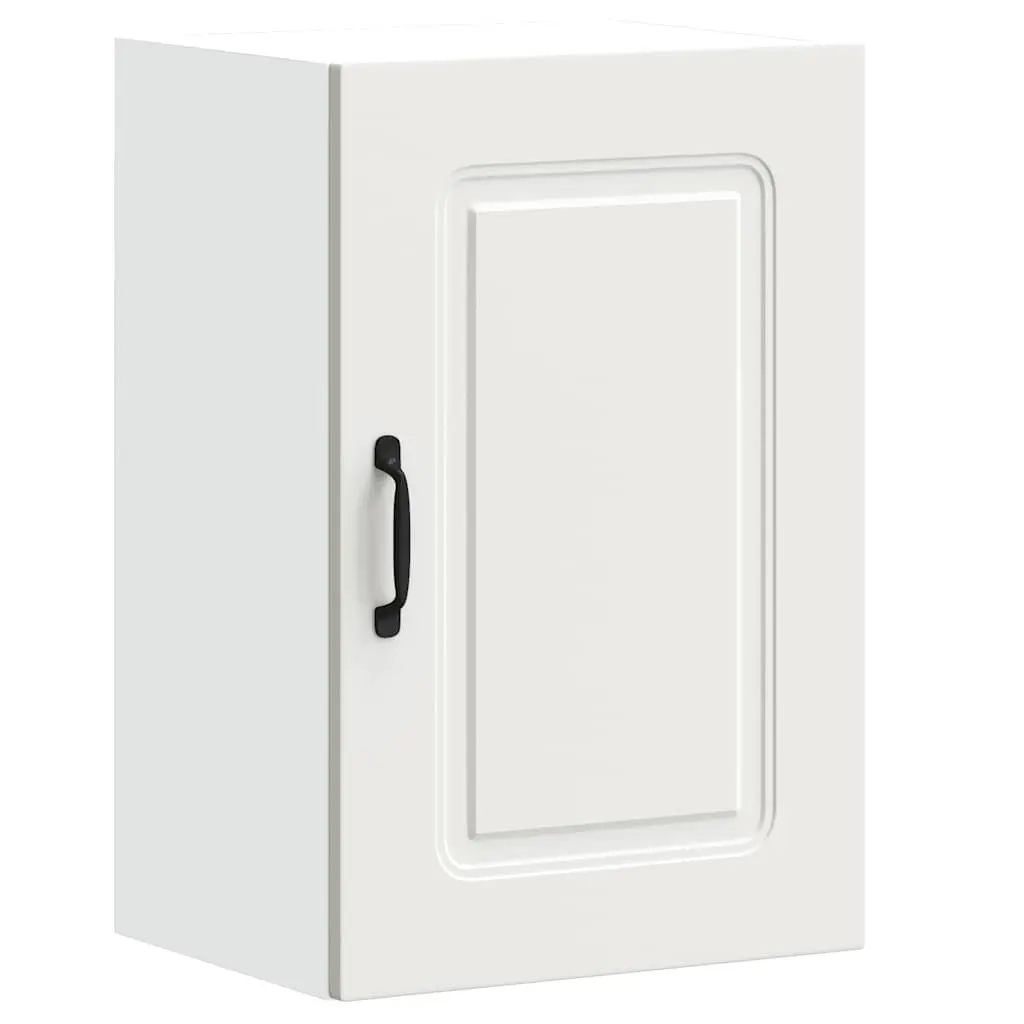 Kitchen Cabinet White Engineered Wood Storage Cupboard Doors