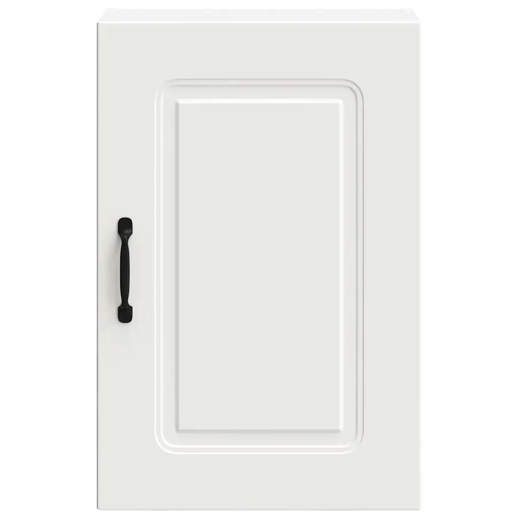 Kitchen Cabinet White Engineered Wood Storage Cupboard Doors