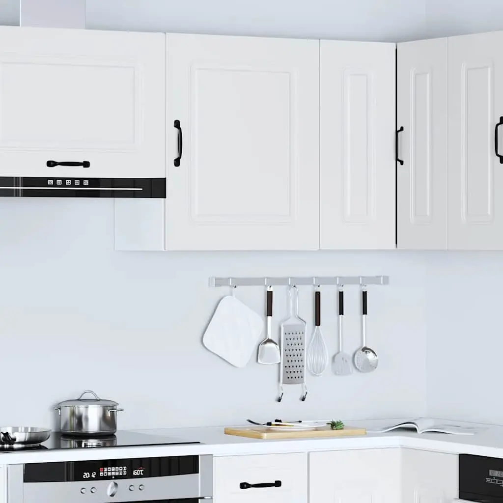 Kitchen Wall Cabinet White Storage Organizer Engineered Wood Home Furniture