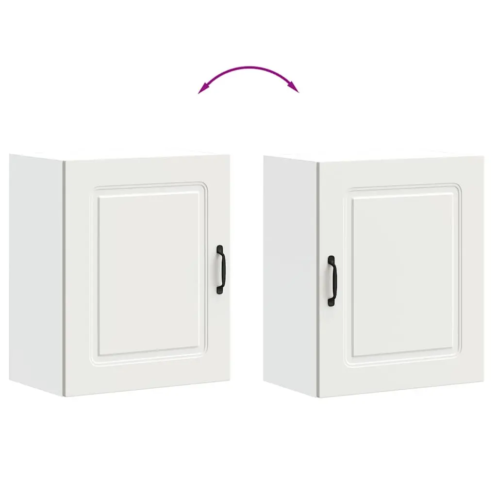 Kitchen Wall Cabinets White 2 Piece Engineered Wood Storage Cabinet Cupboards