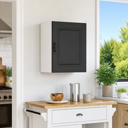 Black Kitchen Wall Cabinet for Smart Storage