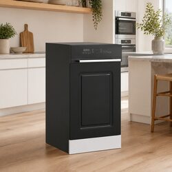Black Dishwasher Front Panel for Easy Maintenance