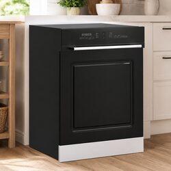 Black Dishwasher Panel, 60x1.5x57cm Size