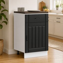 Black Kitchen Base Cabinet
