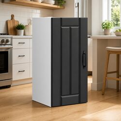 Black Wall-Mounted Cabinet