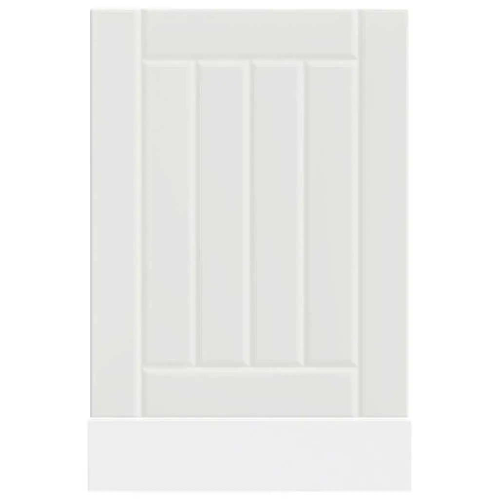 Engineered Wood Dishwasher Cover White Durable Kitchen Cabinet Front Panel