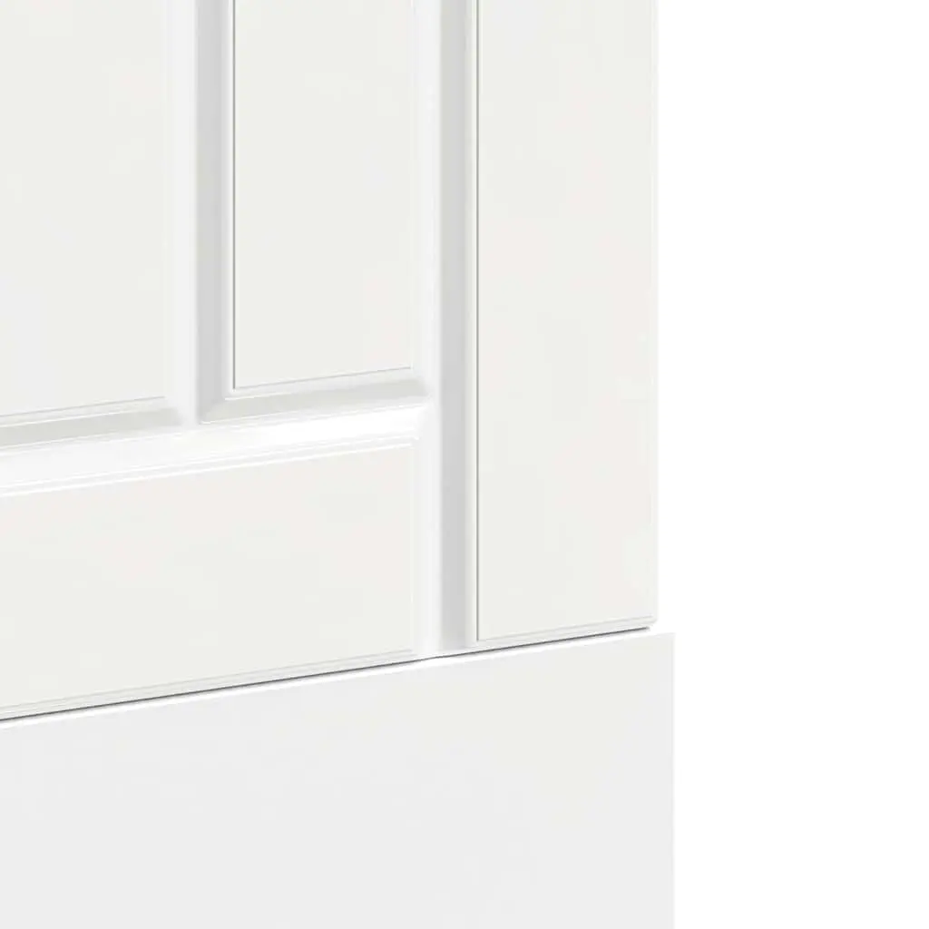 Dishwasher Panel White High Gloss Engineered Wood Durable Construction