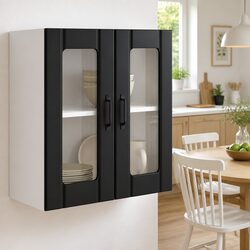 Kitchen Wall Cabinet with Glass Door