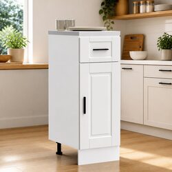 White Kitchen Base Cabinet