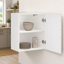 Grey Wall Cabinet for Kitchen Efficiency