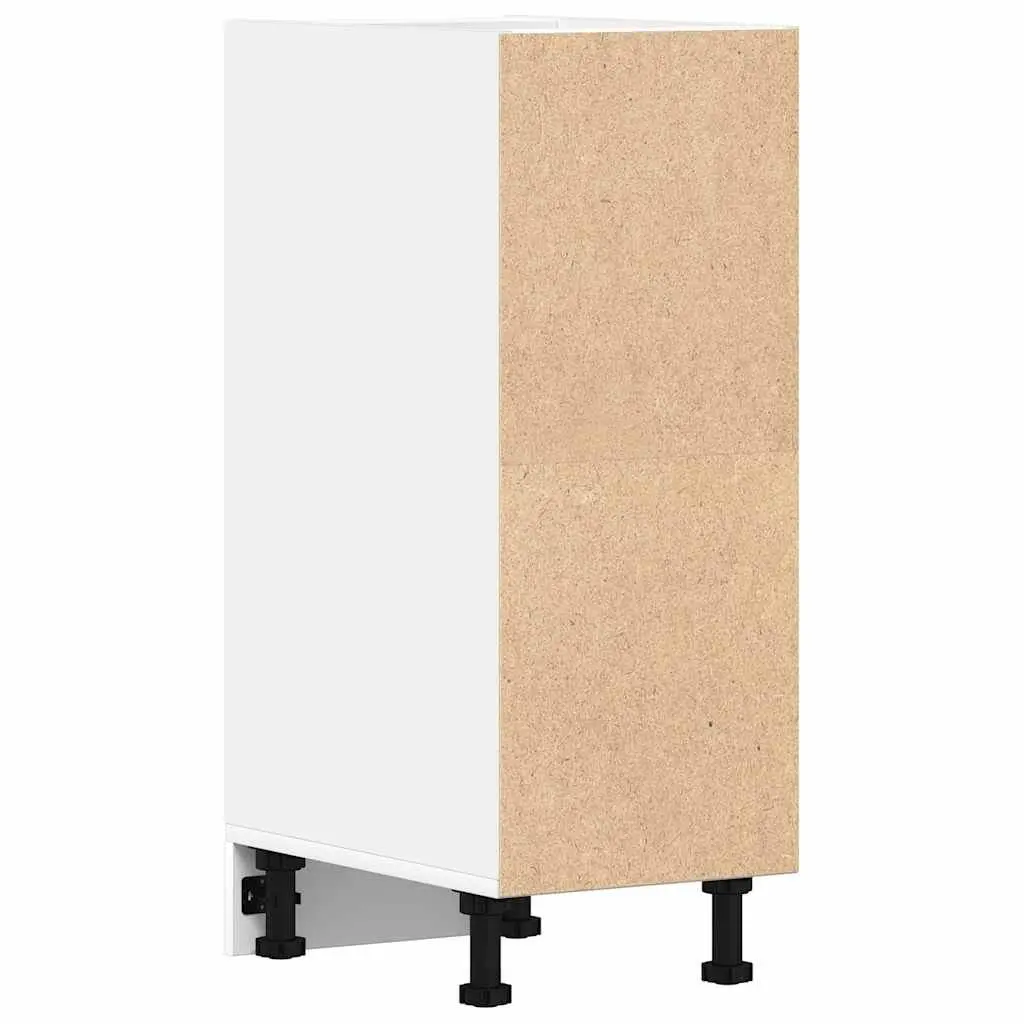 Bottom Kitchen Cabinet White 30x44.5x81.5cm Engineered Wood Storage Cupboard