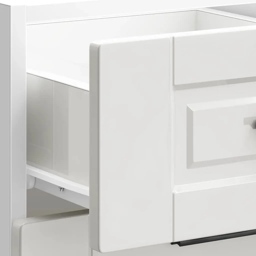 Kitchen Base Cabinet in High Gloss White