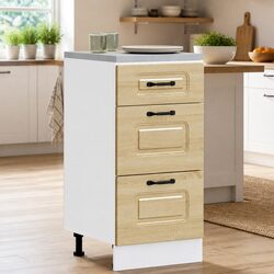 Compact Kitchen Base Cabinet with Storage Solutions