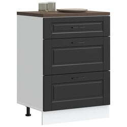 Black Storage Unit for Kitchen Essentials
