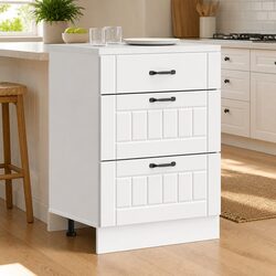 White Kitchen Base Cabinet