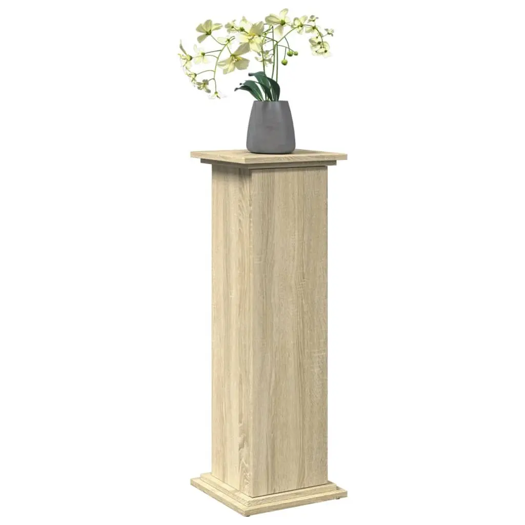 Three-Tier Display Stand Brown Engineered Wood Storage Cabinet