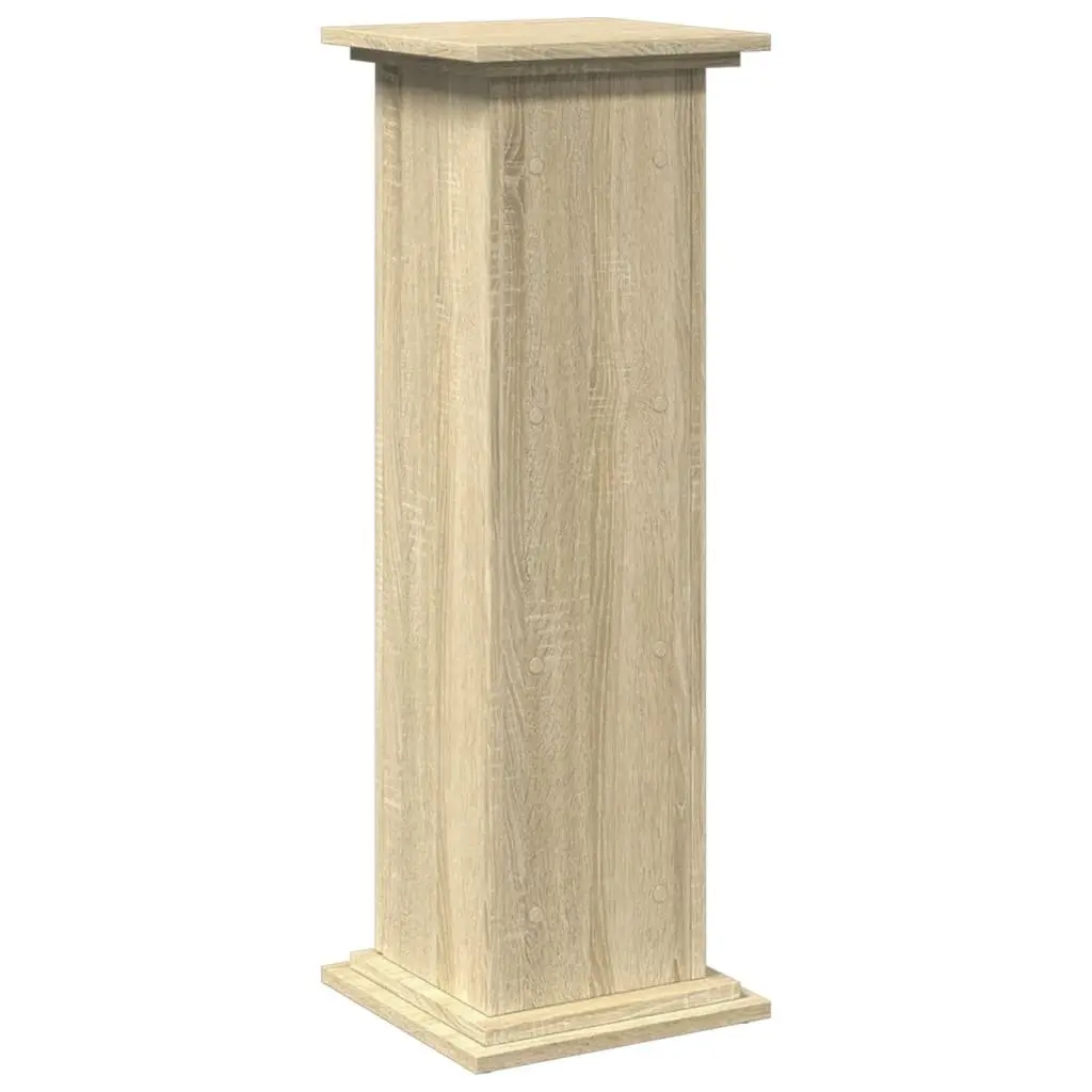 Three-Tier Display Stand Brown Engineered Wood Storage Cabinet