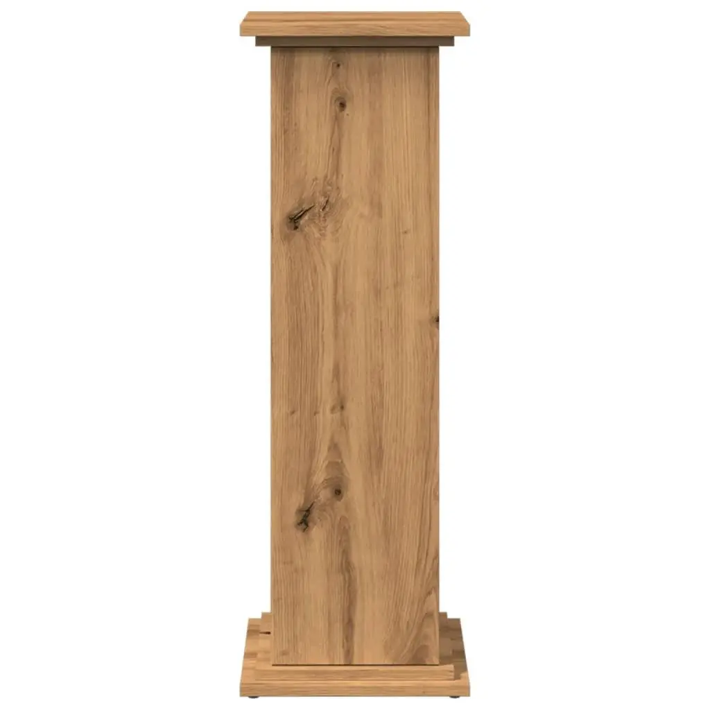 Display Stand Brown 31x30x90cm 3-Tier with Storage Cabinet