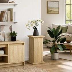Concise and Durable Pillar-Style Display Stand
