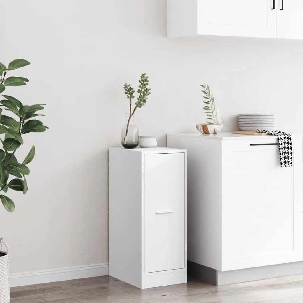 Apothecary Cabinet White 30x41x77.5 cm Engineered Wood Organizer