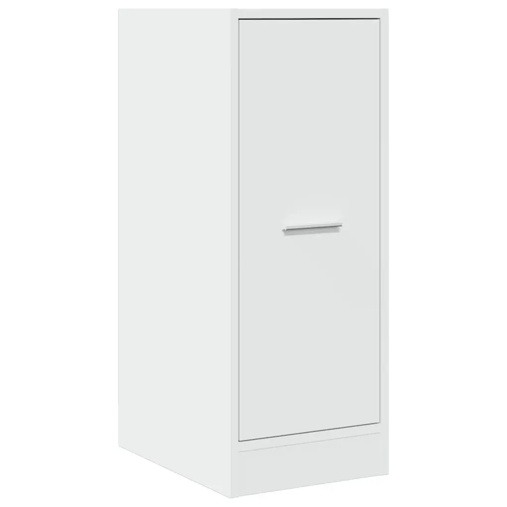 Apothecary Cabinet White 30x41x77.5 cm Engineered Wood Organizer