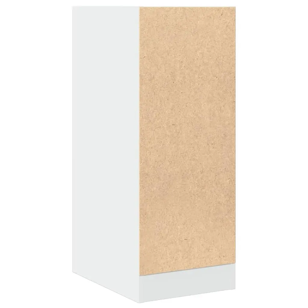 Apothecary Cabinet White 30x41x77.5 cm Engineered Wood Organizer