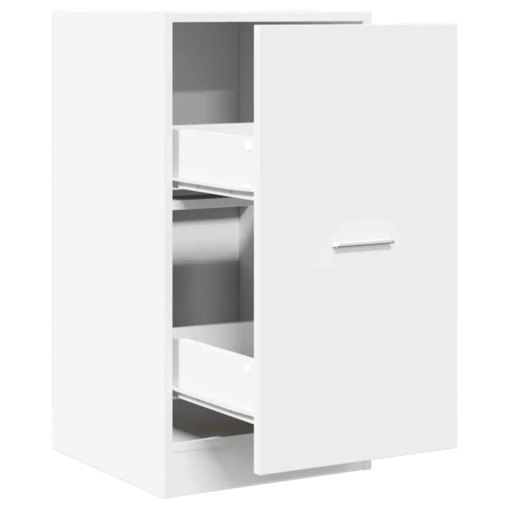 Storage Chest Engineered Wood White Apothecary Cabinet Decorative 40x41x775cm