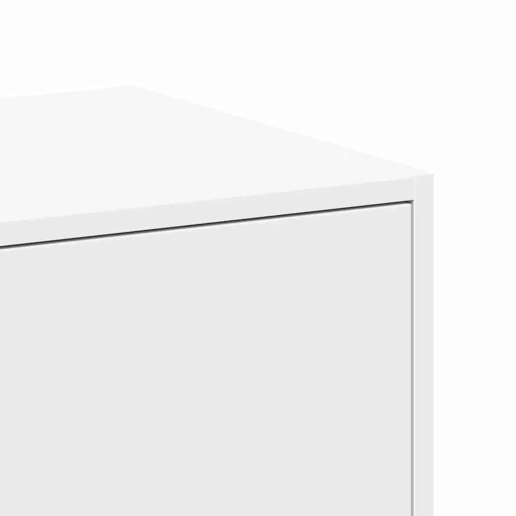 Storage Chest Engineered Wood White Apothecary Cabinet Decorative 40x41x775cm