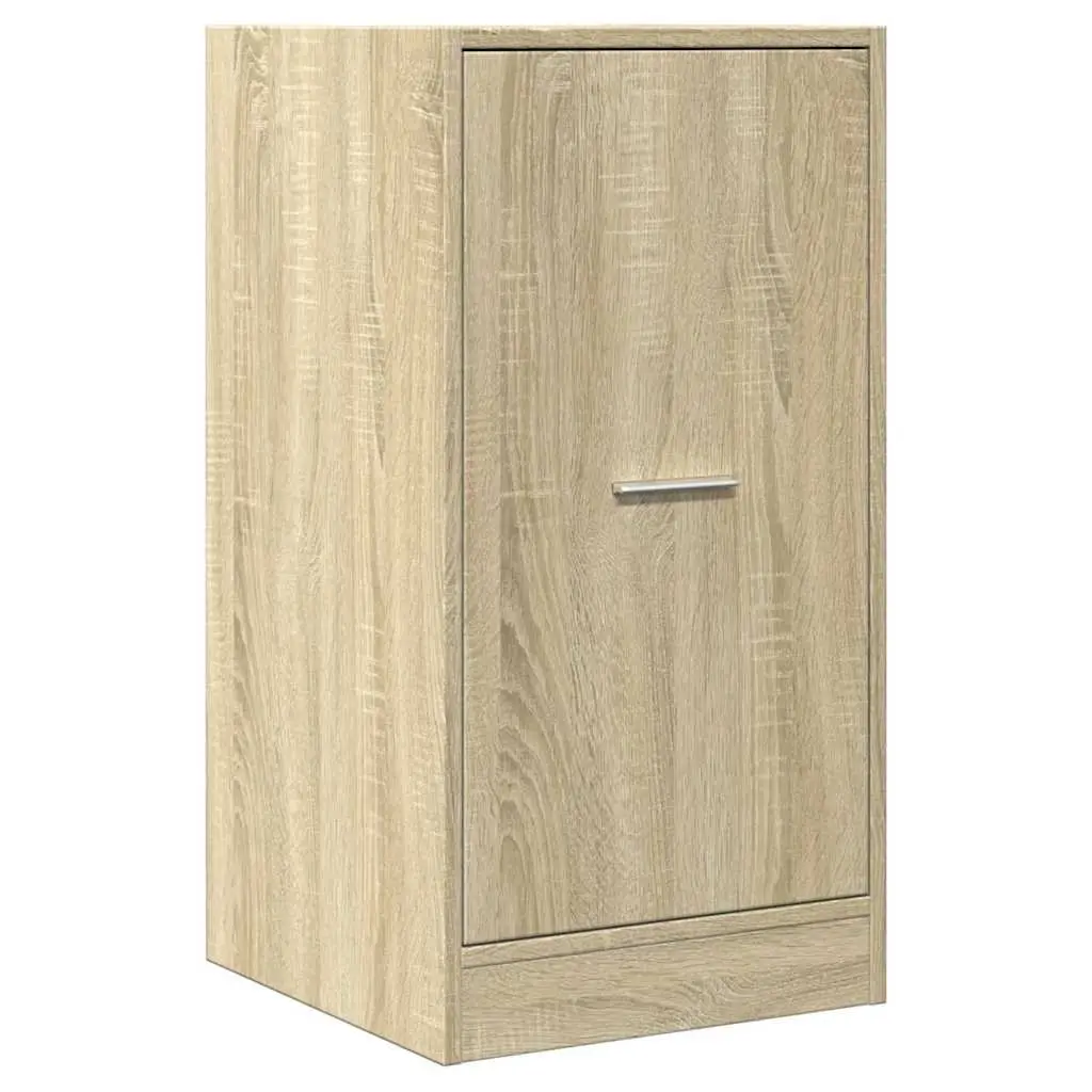Storage Cabinet Brown Engineered Wood 40x41x77.5cm Multiple Compartments
