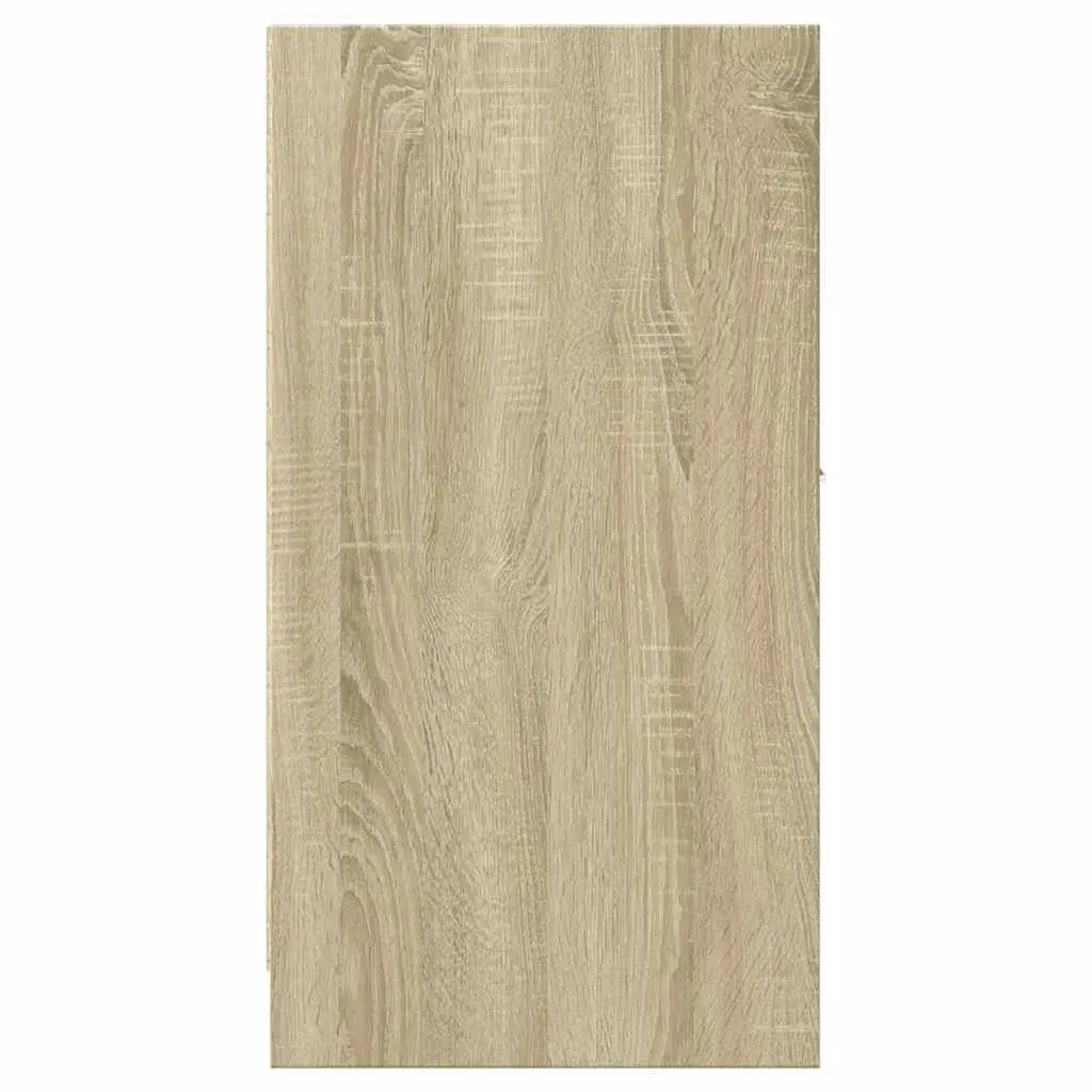 Storage Cabinet Brown Engineered Wood 40x41x77.5cm Multiple Compartments