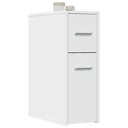 Compact Bathroom Storage Cabinet with Wheels