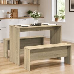 Dining Table and Bench Set
